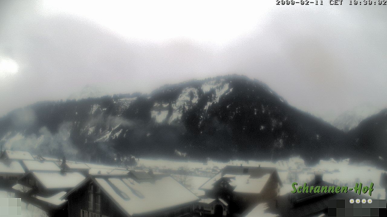 Archiv Foto Webcam Schrannen-Hof: Blick zum Zitterklapfen