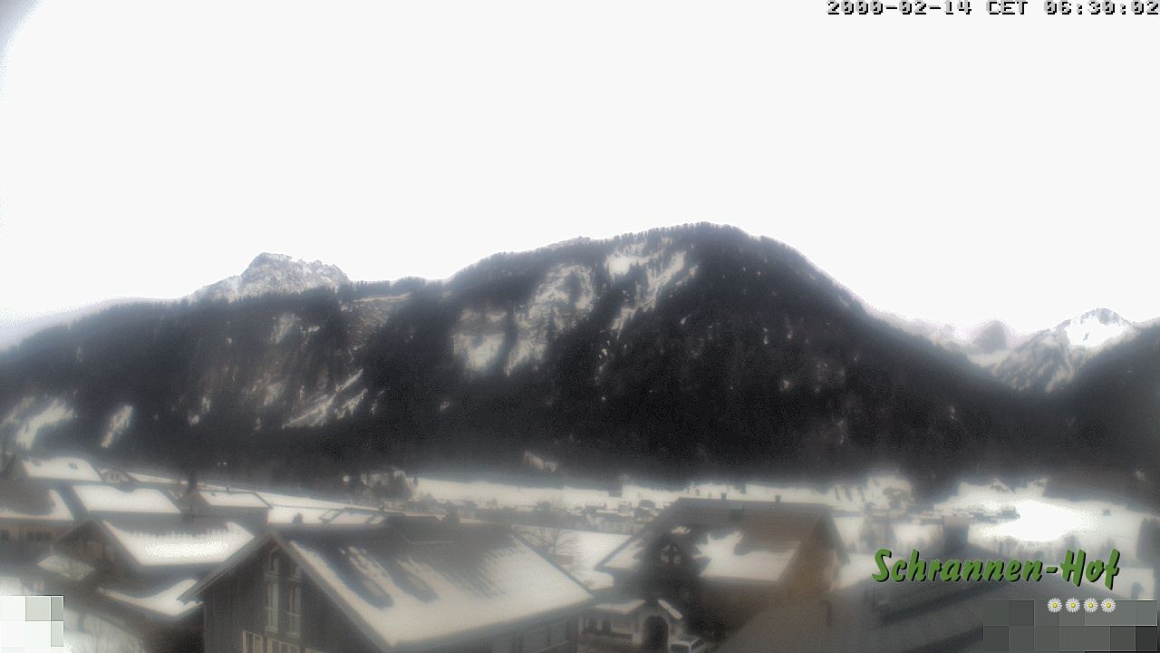 Archiv Foto Webcam Schrannen-Hof: Blick zum Zitterklapfen