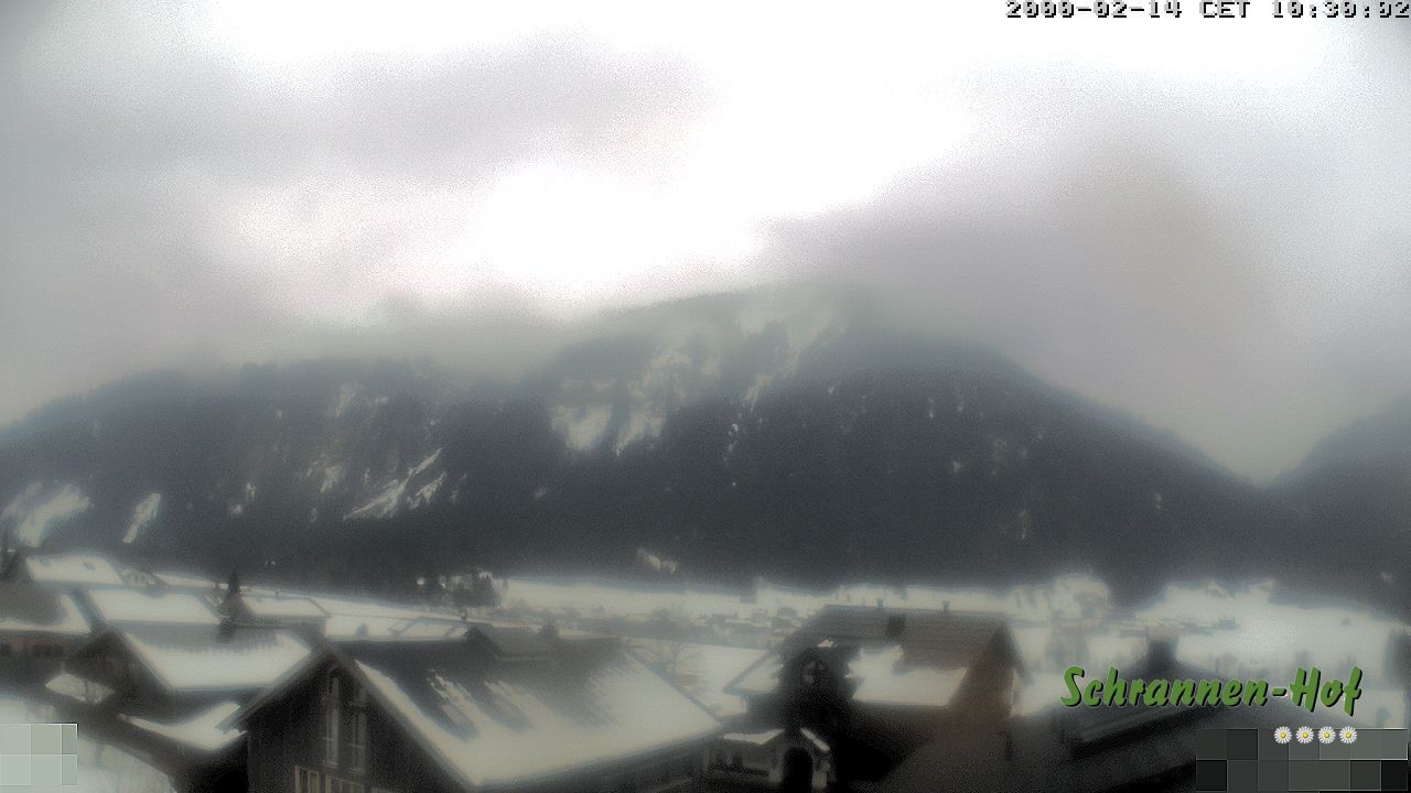 Archiv Foto Webcam Schrannen-Hof: Blick zum Zitterklapfen