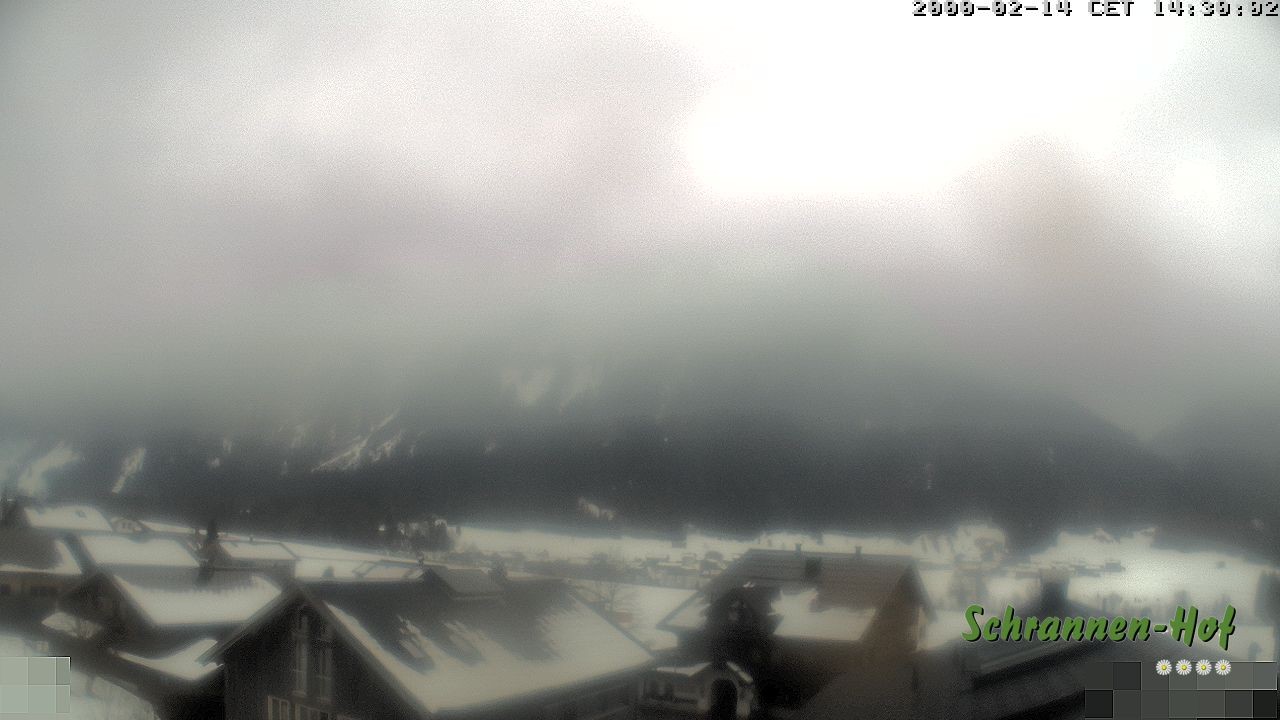 Archiv Foto Webcam Schrannen-Hof: Blick zum Zitterklapfen