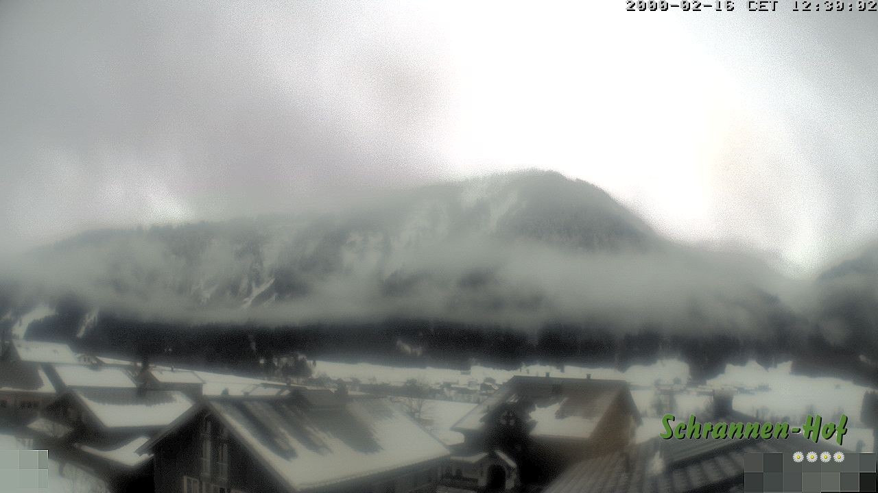 Archiv Foto Webcam Schrannen-Hof: Blick zum Zitterklapfen