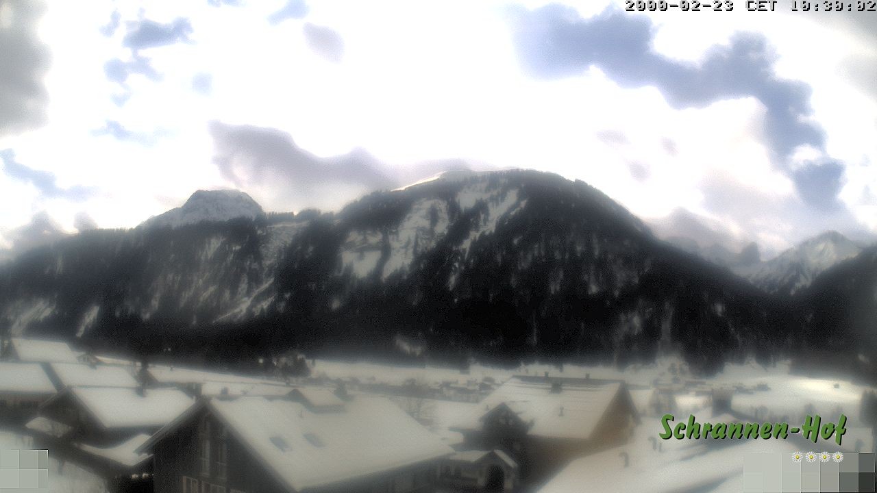 Archiv Foto Webcam Schrannen-Hof: Blick zum Zitterklapfen