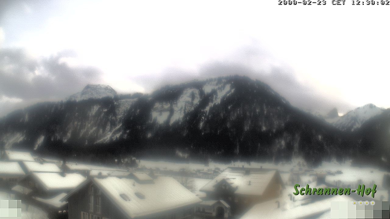 Archiv Foto Webcam Schrannen-Hof: Blick zum Zitterklapfen