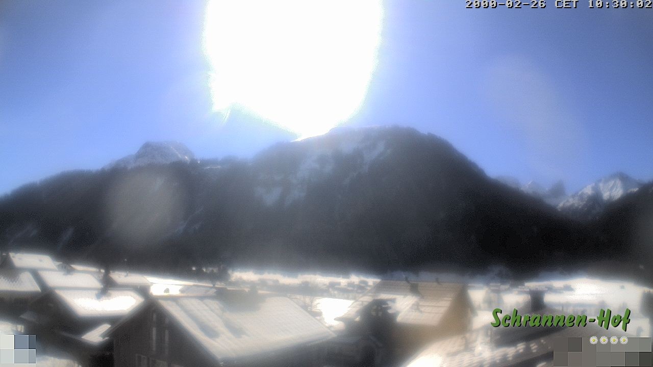 Archived image Webcam Schoppernau: Mt. Zitterklapfen