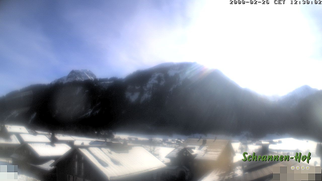 Archived image Webcam Schoppernau: Mt. Zitterklapfen