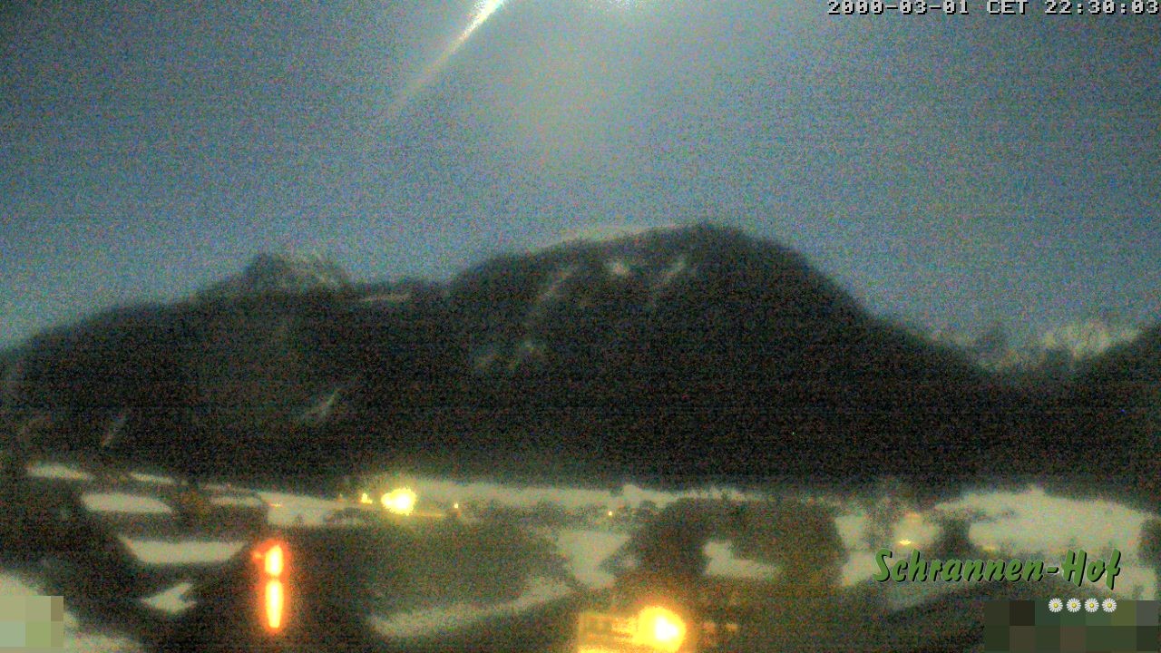 Archiv Foto Webcam Schrannen-Hof: Blick zum Zitterklapfen