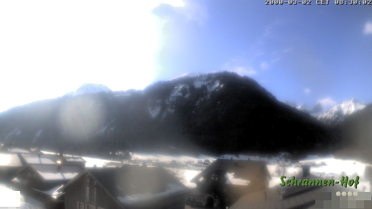 Archiv Foto Webcam Schrannen-Hof: Blick zum Zitterklapfen