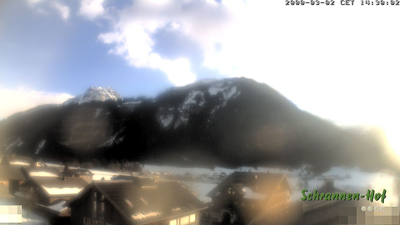 Archiv Foto Webcam Schrannen-Hof: Blick zum Zitterklapfen