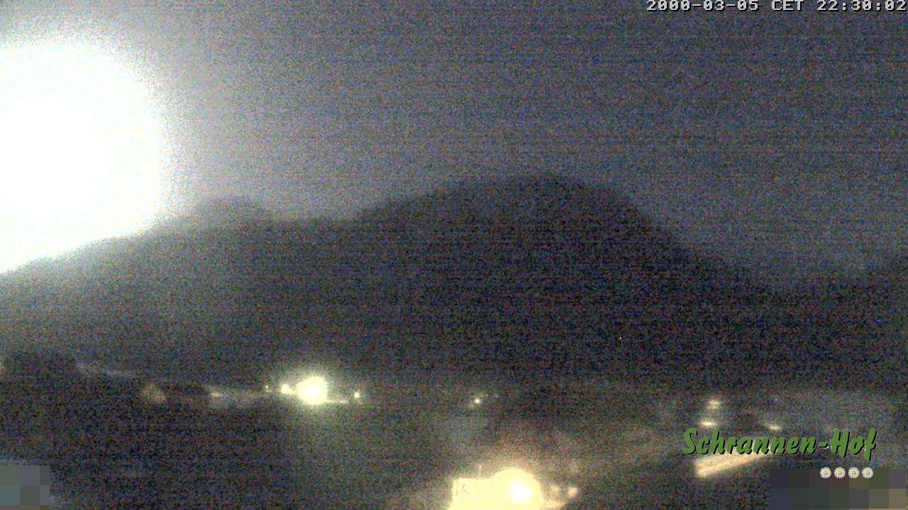 Archiv Foto Webcam Schrannen-Hof: Blick zum Zitterklapfen