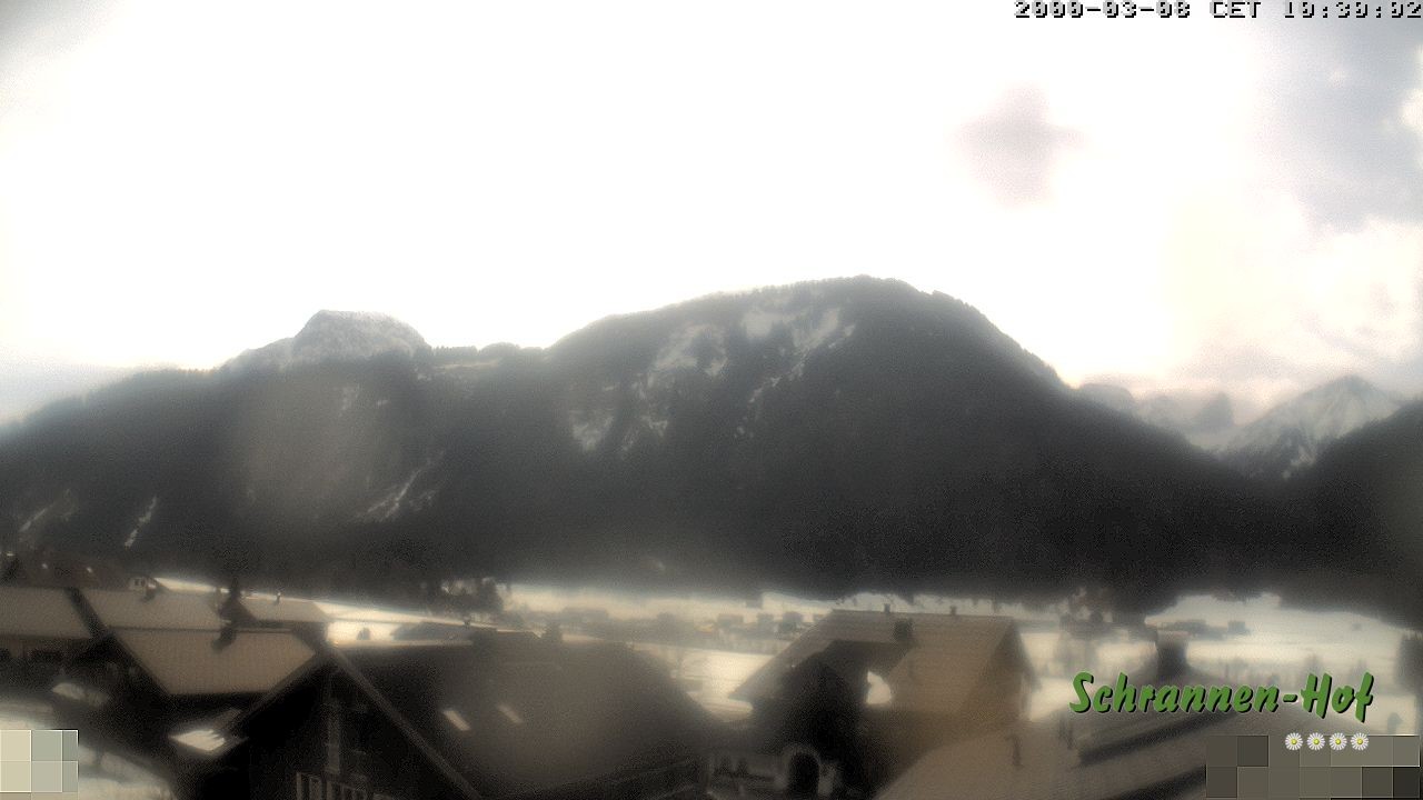 Archiv Foto Webcam Schrannen-Hof: Blick zum Zitterklapfen