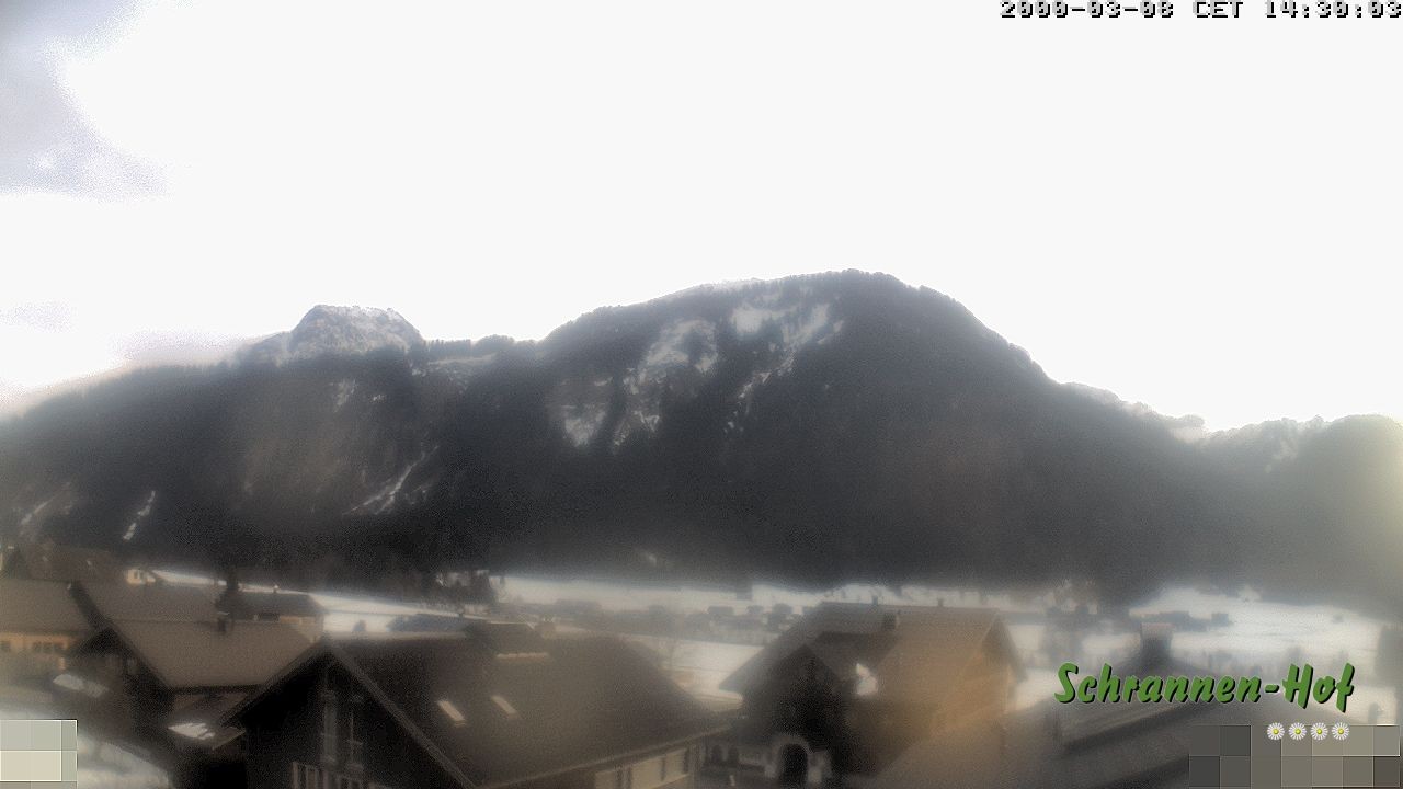 Archiv Foto Webcam Schrannen-Hof: Blick zum Zitterklapfen