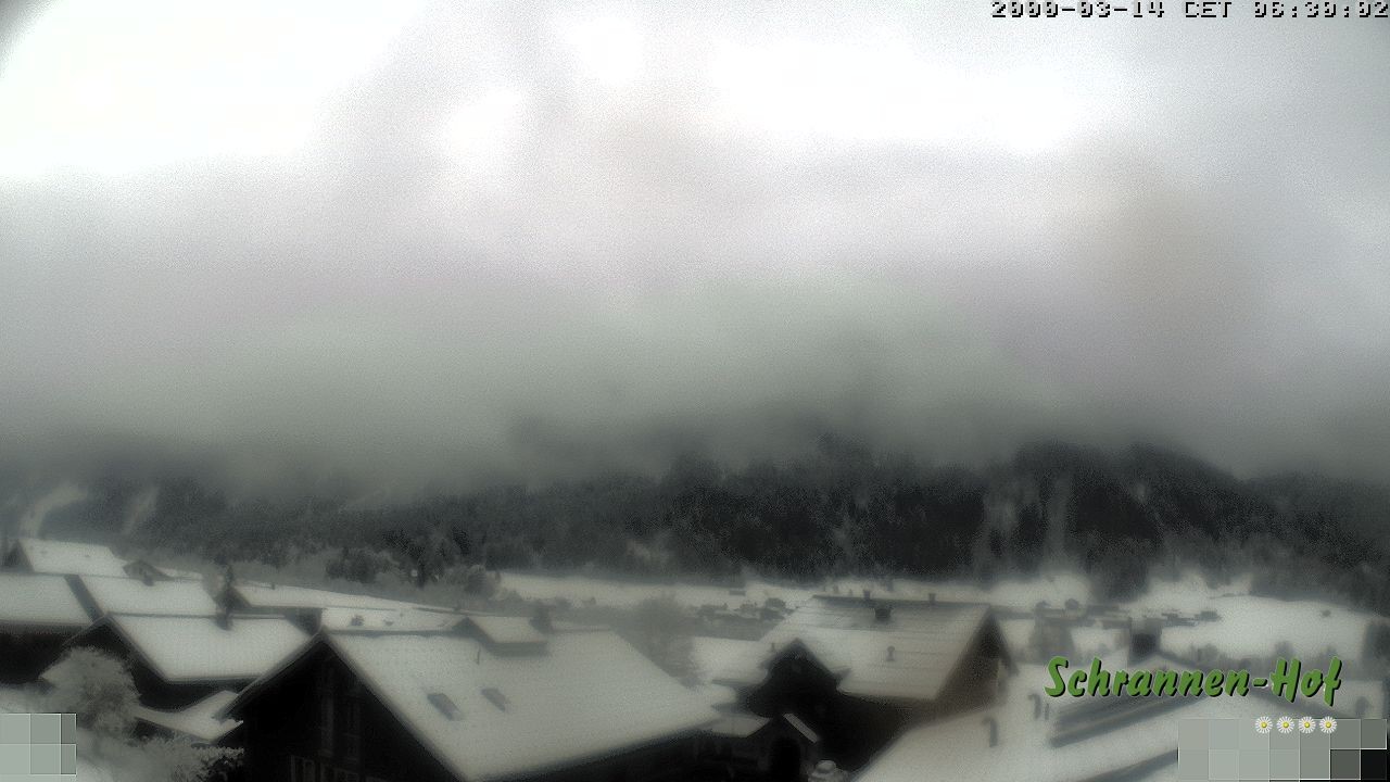 Archiv Foto Webcam Schrannen-Hof: Blick zum Zitterklapfen