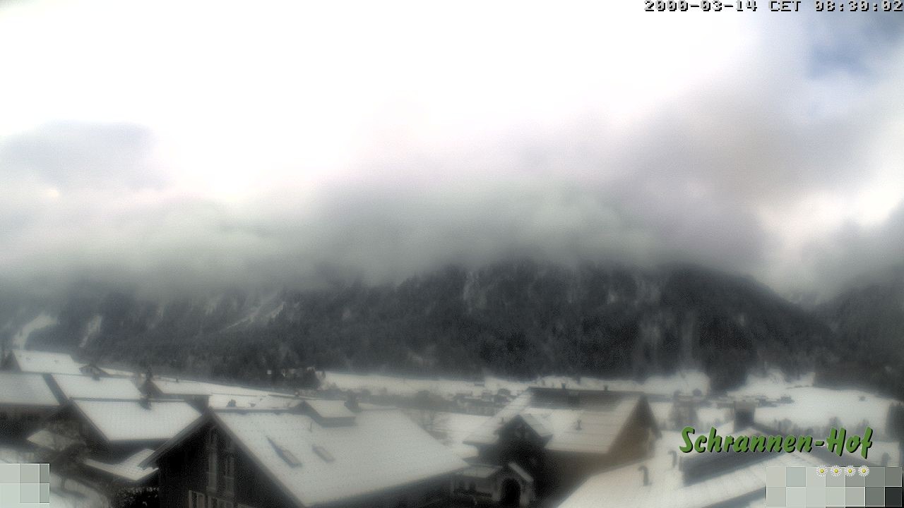 Archiv Foto Webcam Schrannen-Hof: Blick zum Zitterklapfen