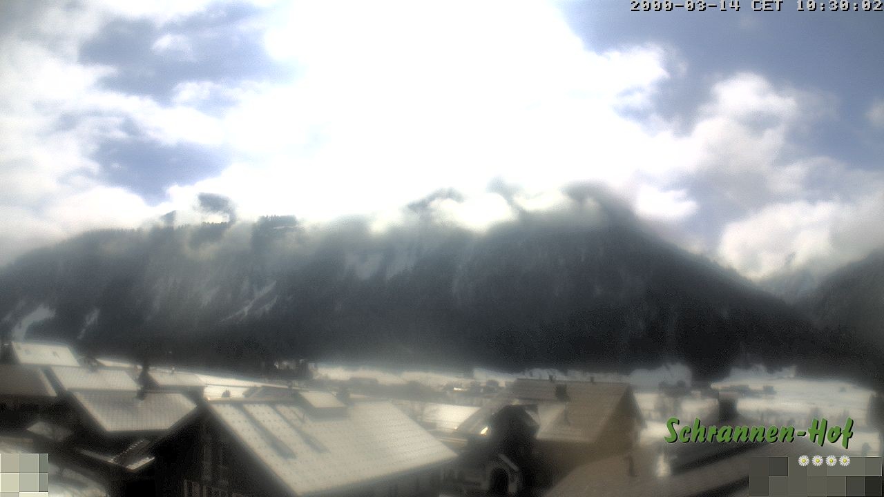 Archiv Foto Webcam Schrannen-Hof: Blick zum Zitterklapfen