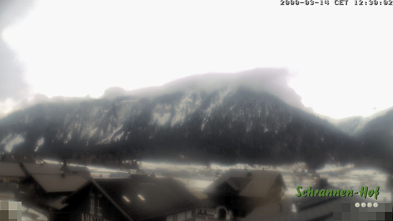 Archiv Foto Webcam Schrannen-Hof: Blick zum Zitterklapfen