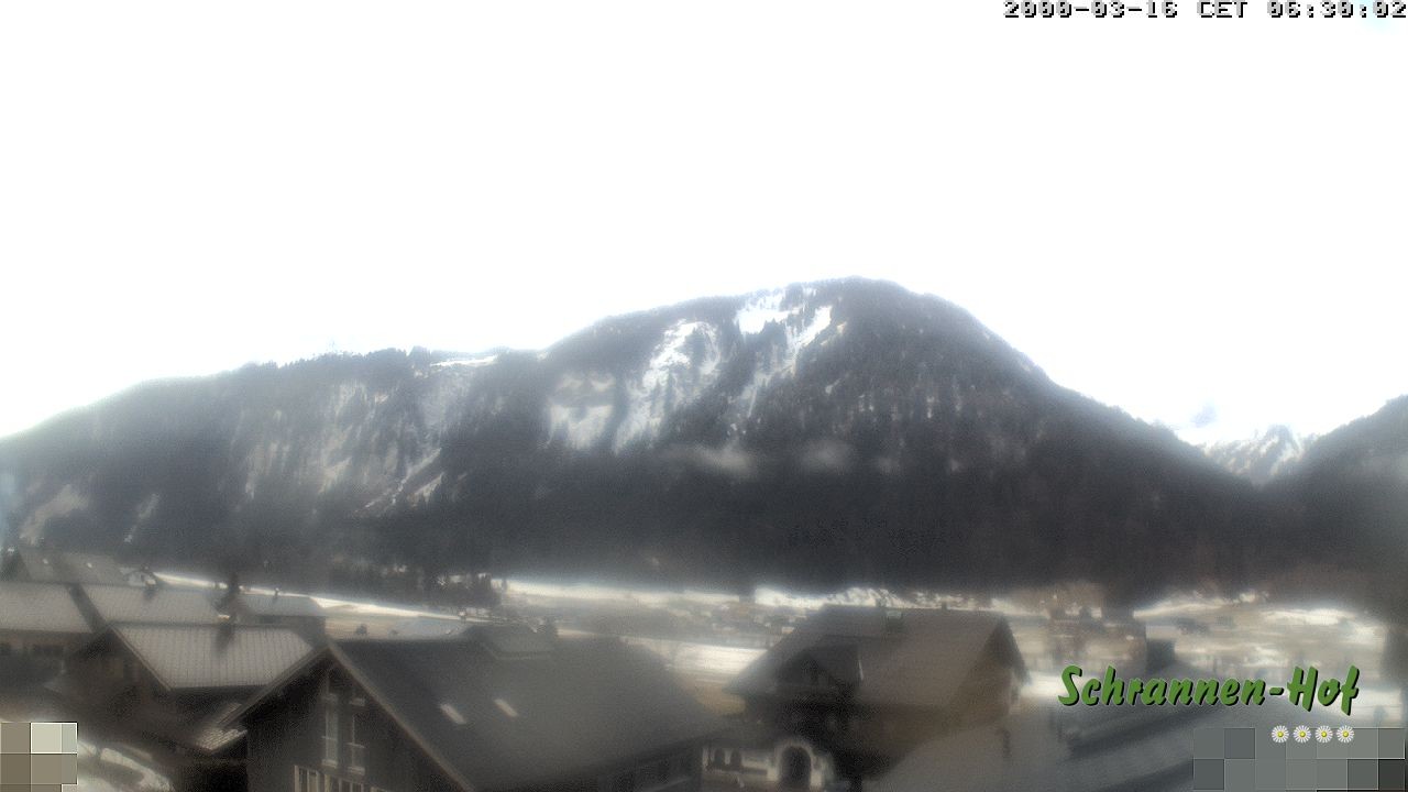 Archiv Foto Webcam Schrannen-Hof: Blick zum Zitterklapfen