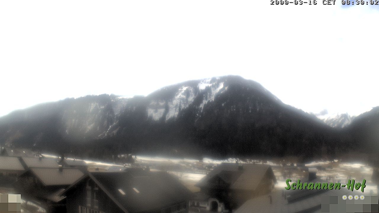 Archiv Foto Webcam Schrannen-Hof: Blick zum Zitterklapfen