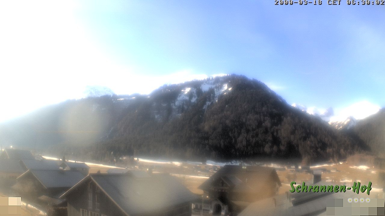 Archiv Foto Webcam Schrannen-Hof: Blick zum Zitterklapfen