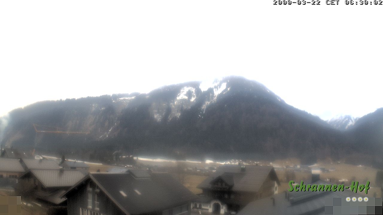 Archiv Foto Webcam Schrannen-Hof: Blick zum Zitterklapfen