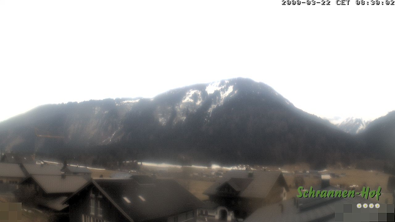 Archiv Foto Webcam Schrannen-Hof: Blick zum Zitterklapfen