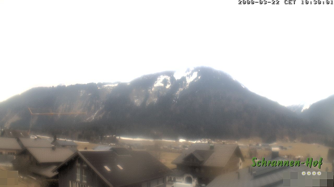 Archiv Foto Webcam Schrannen-Hof: Blick zum Zitterklapfen