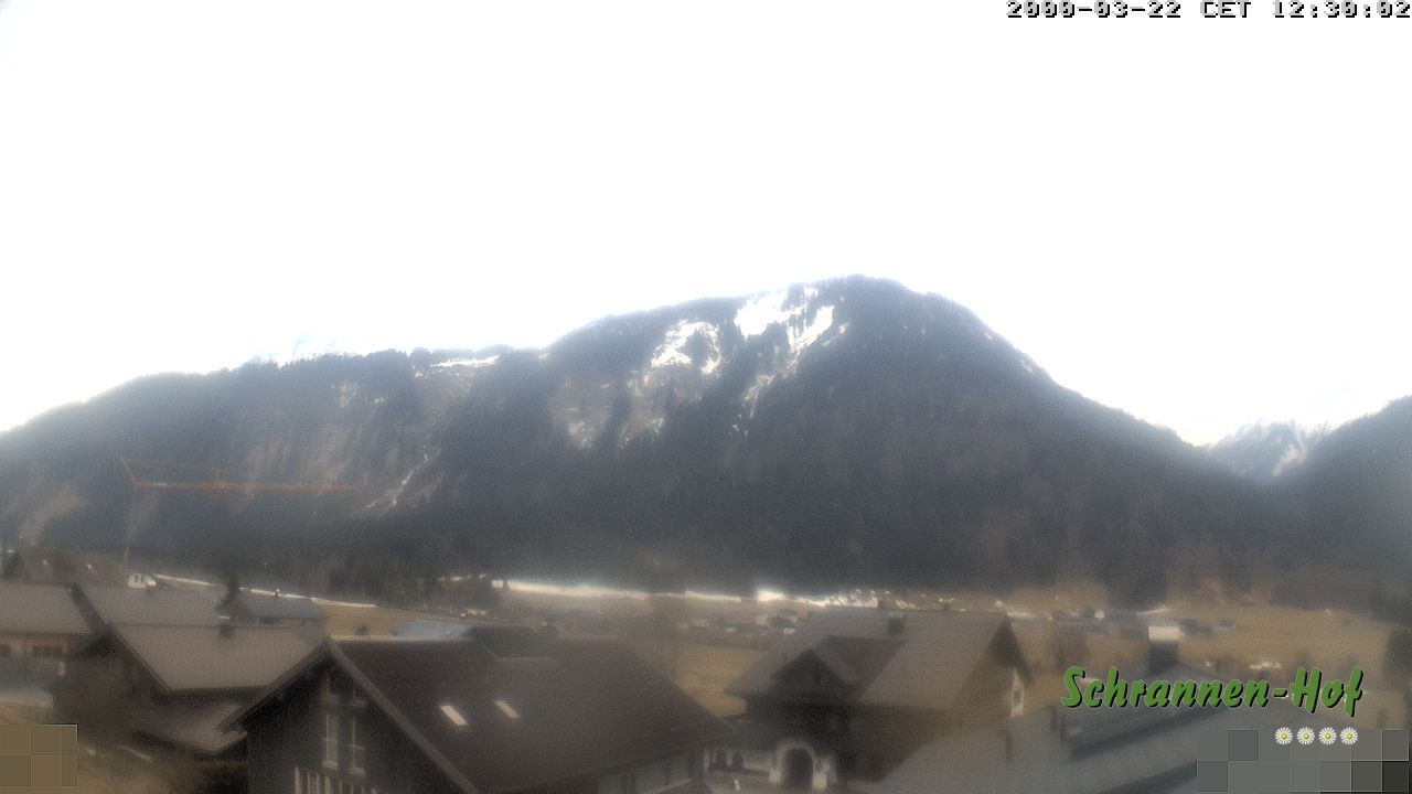 Archiv Foto Webcam Schrannen-Hof: Blick zum Zitterklapfen