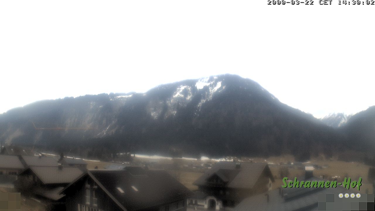 Archiv Foto Webcam Schrannen-Hof: Blick zum Zitterklapfen