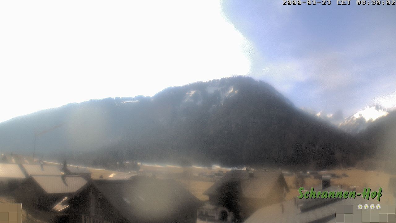 Archiv Foto Webcam Schrannen-Hof: Blick zum Zitterklapfen