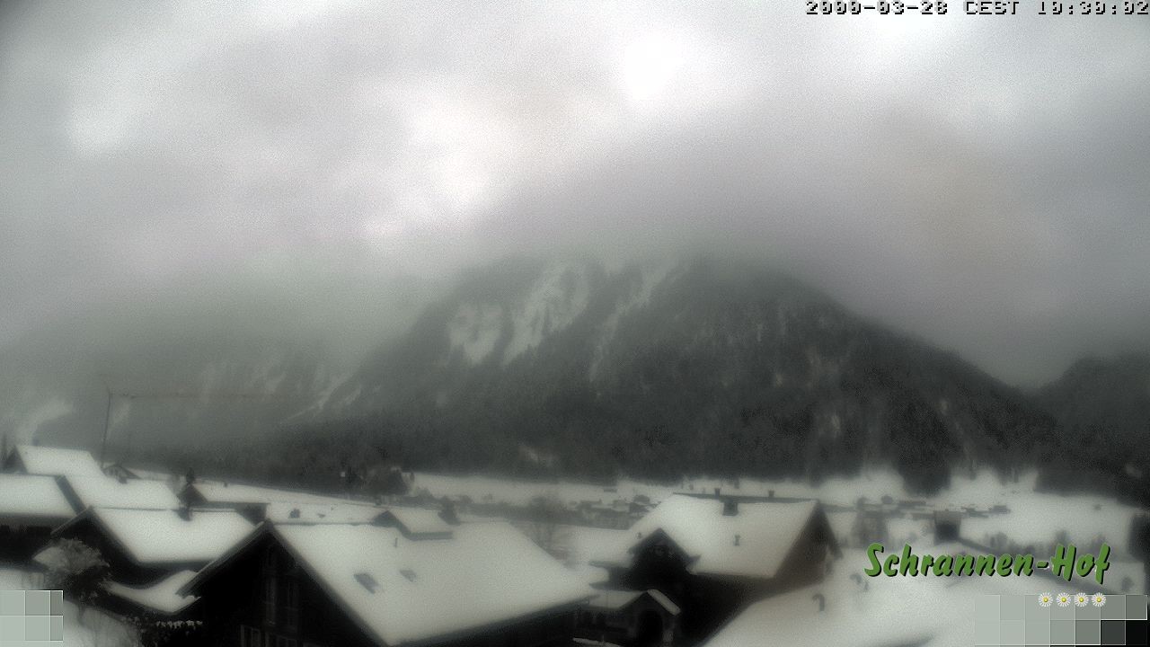 Archiv Foto Webcam Schrannen-Hof: Blick zum Zitterklapfen