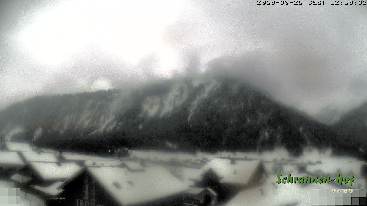 Archiv Foto Webcam Schrannen-Hof: Blick zum Zitterklapfen