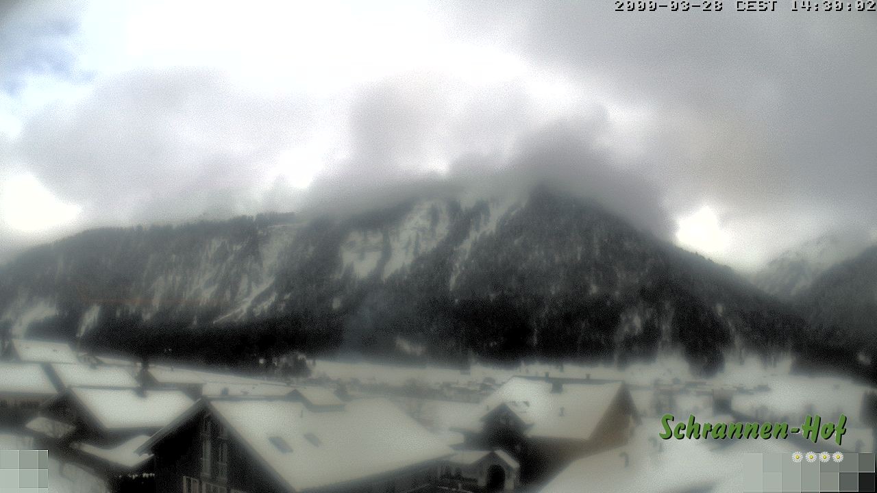 Archiv Foto Webcam Schrannen-Hof: Blick zum Zitterklapfen