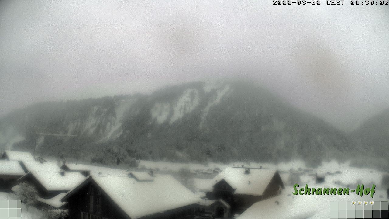 Archived image Webcam Schoppernau: Mt. Zitterklapfen