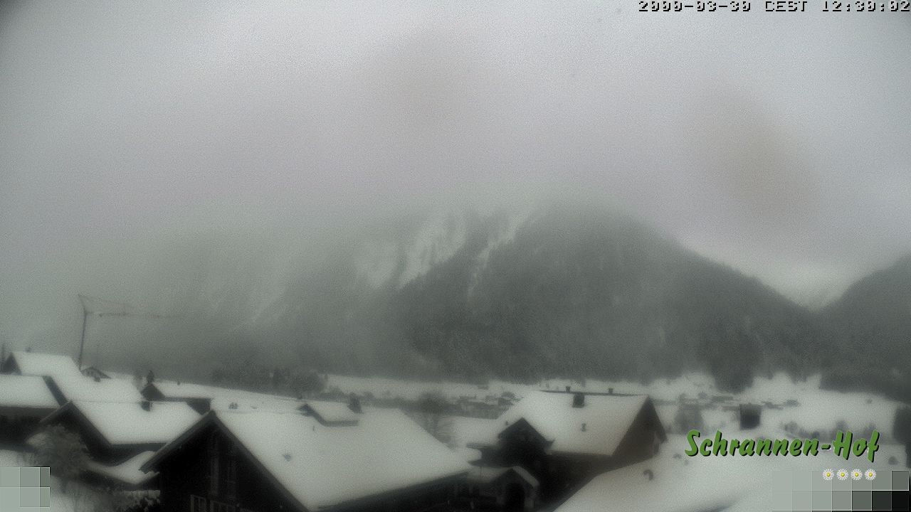 Archived image Webcam Schoppernau: Mt. Zitterklapfen
