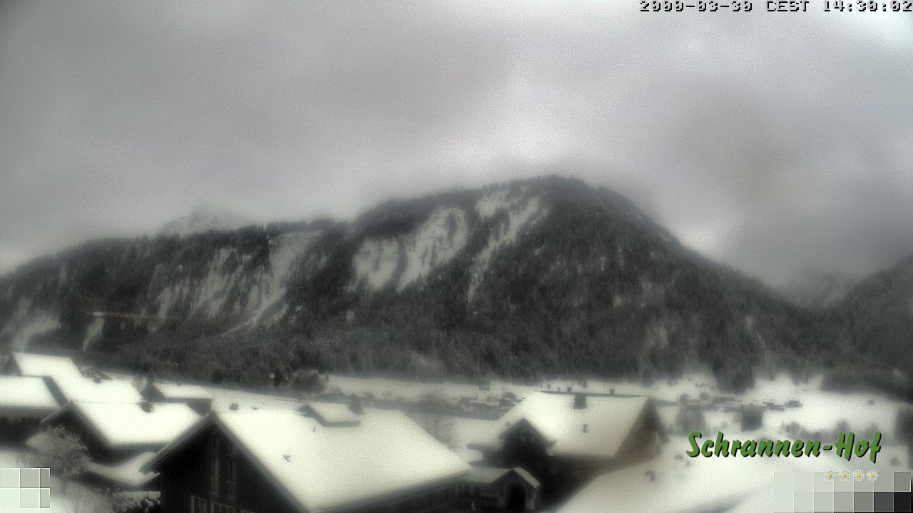 Archived image Webcam Schoppernau: Mt. Zitterklapfen