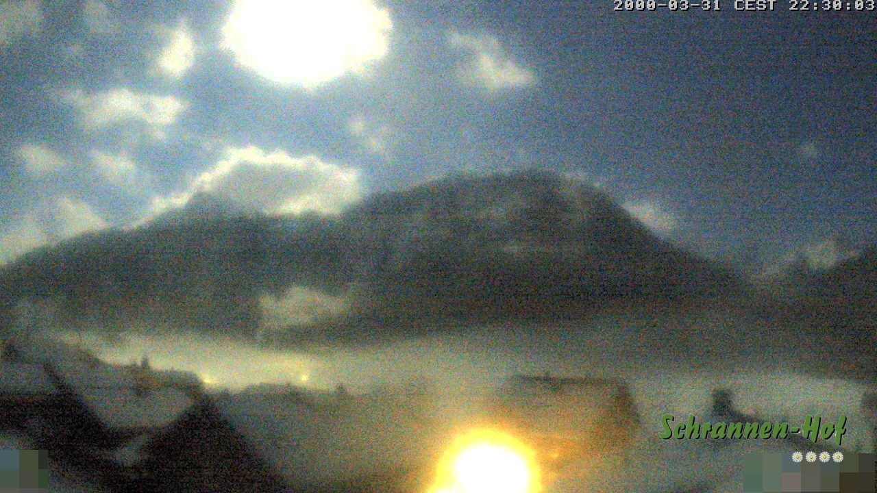 Archiv Foto Webcam Schrannen-Hof: Blick zum Zitterklapfen