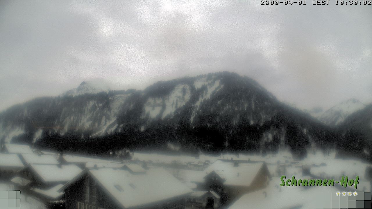 Archived image Webcam Schoppernau: Mt. Zitterklapfen