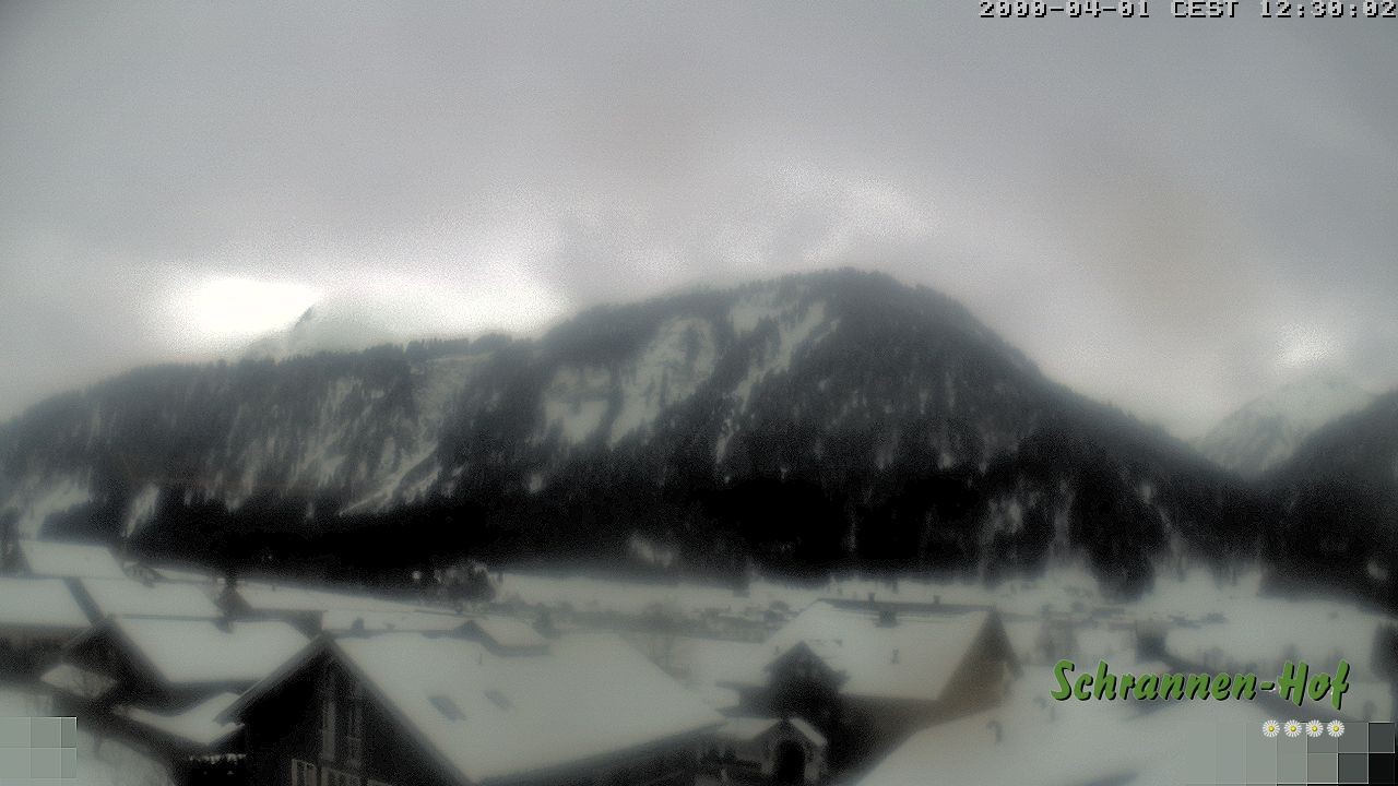 Archived image Webcam Schoppernau: Mt. Zitterklapfen