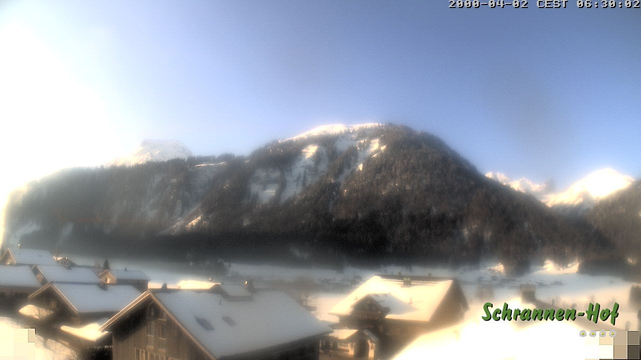 Archiv Foto Webcam Schrannen-Hof: Blick zum Zitterklapfen