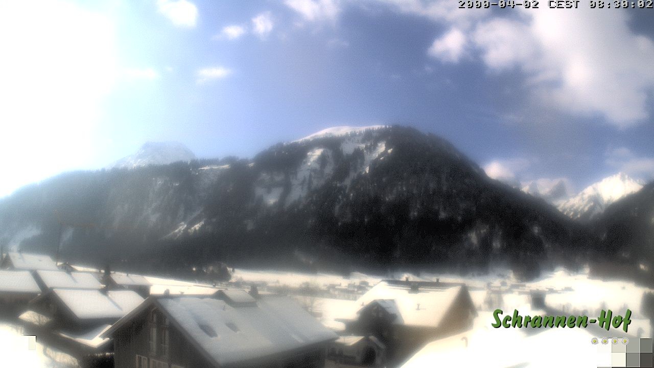 Archiv Foto Webcam Schrannen-Hof: Blick zum Zitterklapfen