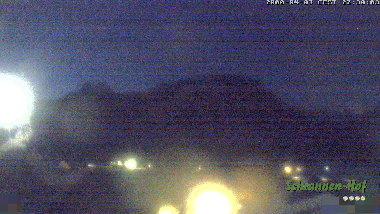 Archiv Foto Webcam Schrannen-Hof: Blick zum Zitterklapfen