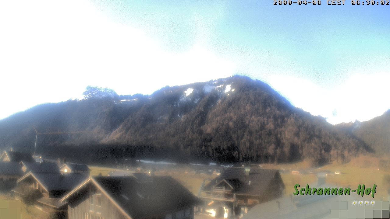 Archiv Foto Webcam Schrannen-Hof: Blick zum Zitterklapfen