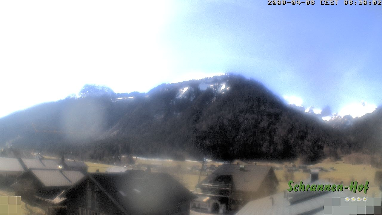 Archiv Foto Webcam Schrannen-Hof: Blick zum Zitterklapfen