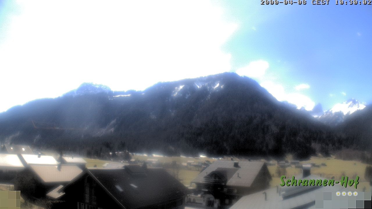 Archiv Foto Webcam Schrannen-Hof: Blick zum Zitterklapfen