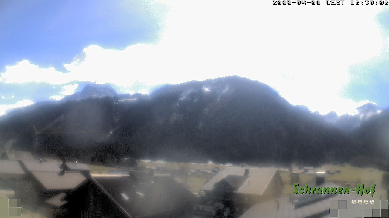 Archiv Foto Webcam Schrannen-Hof: Blick zum Zitterklapfen