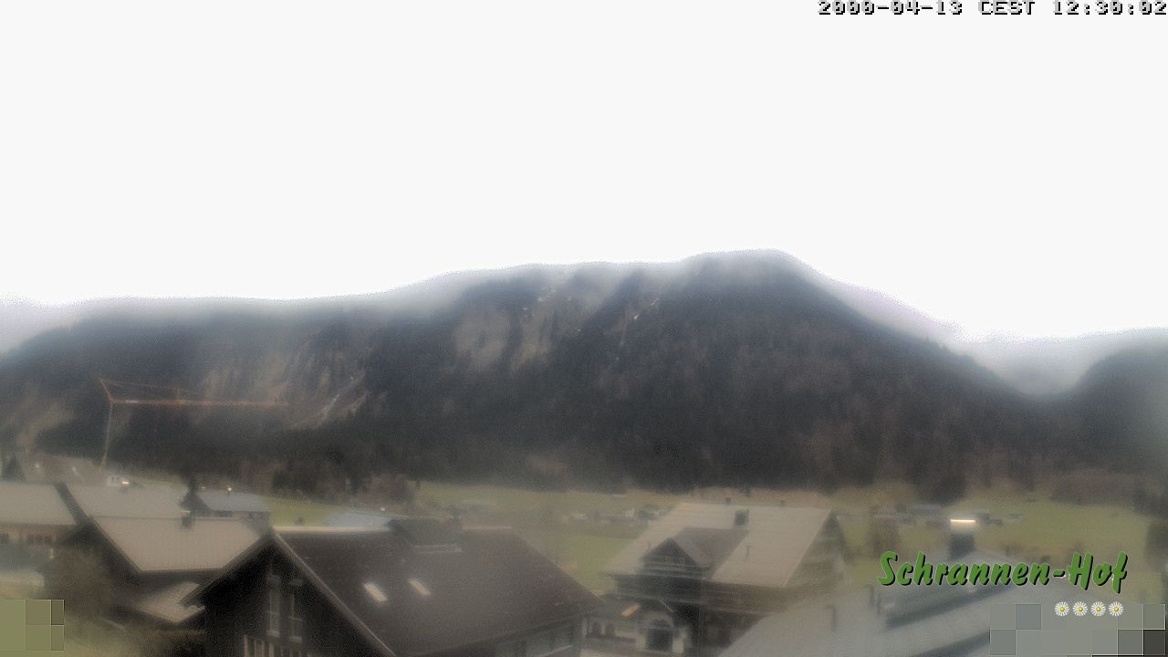 Archiv Foto Webcam Schrannen-Hof: Blick zum Zitterklapfen