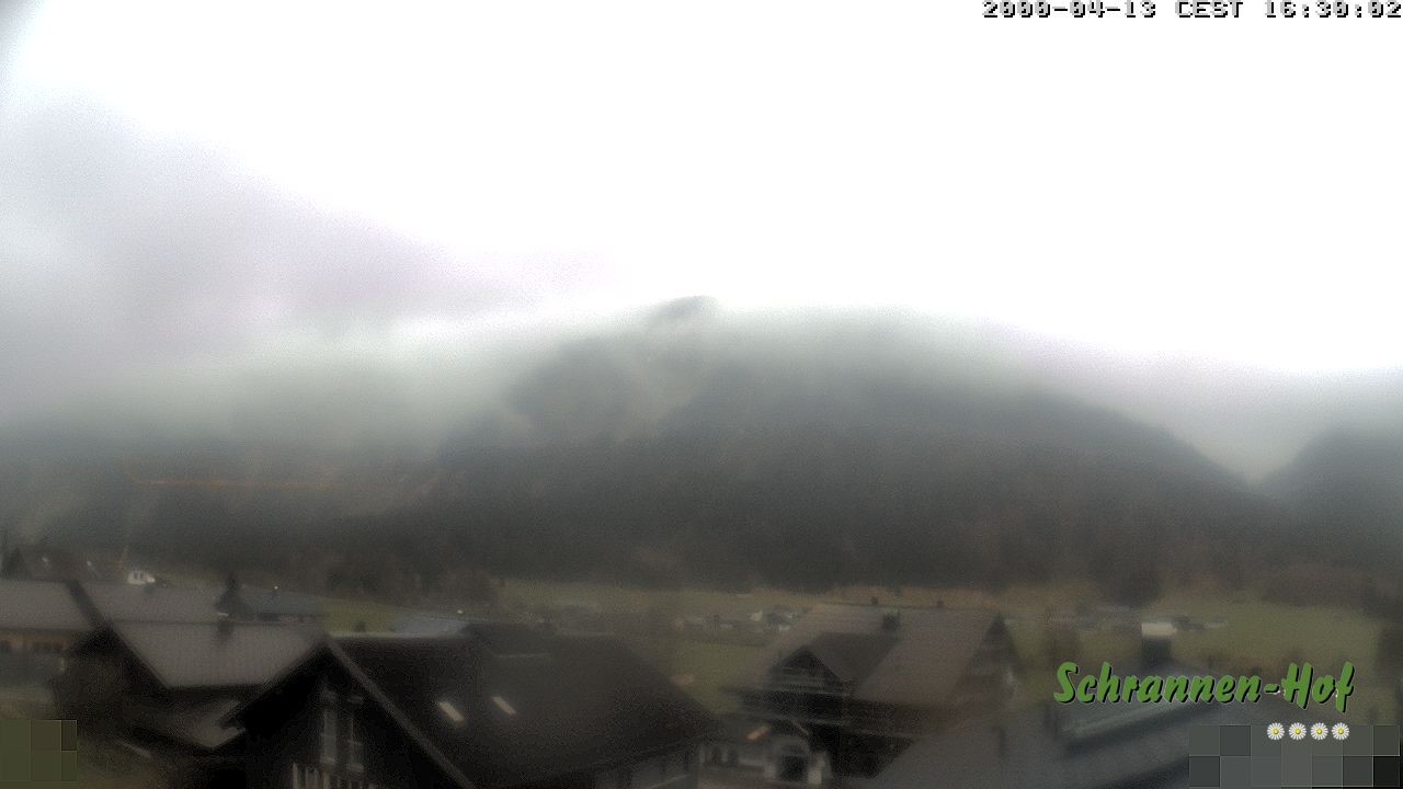 Archiv Foto Webcam Schrannen-Hof: Blick zum Zitterklapfen