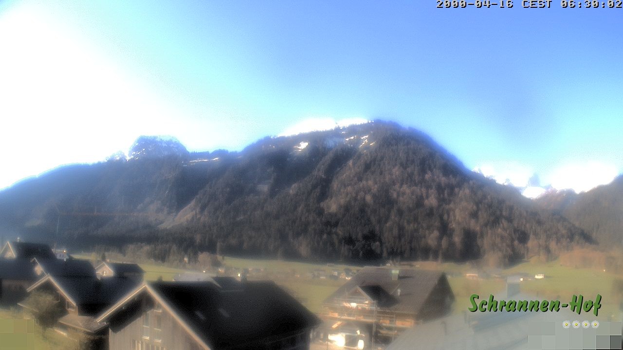 Archiv Foto Webcam Schrannen-Hof: Blick zum Zitterklapfen