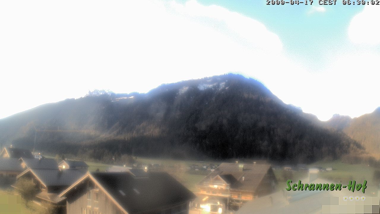 Archiv Foto Webcam Schrannen-Hof: Blick zum Zitterklapfen