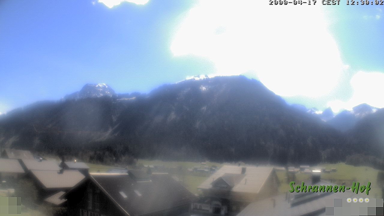 Archiv Foto Webcam Schrannen-Hof: Blick zum Zitterklapfen