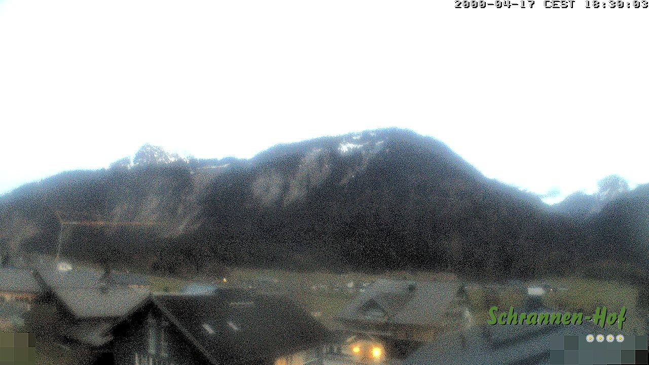 Archiv Foto Webcam Schrannen-Hof: Blick zum Zitterklapfen
